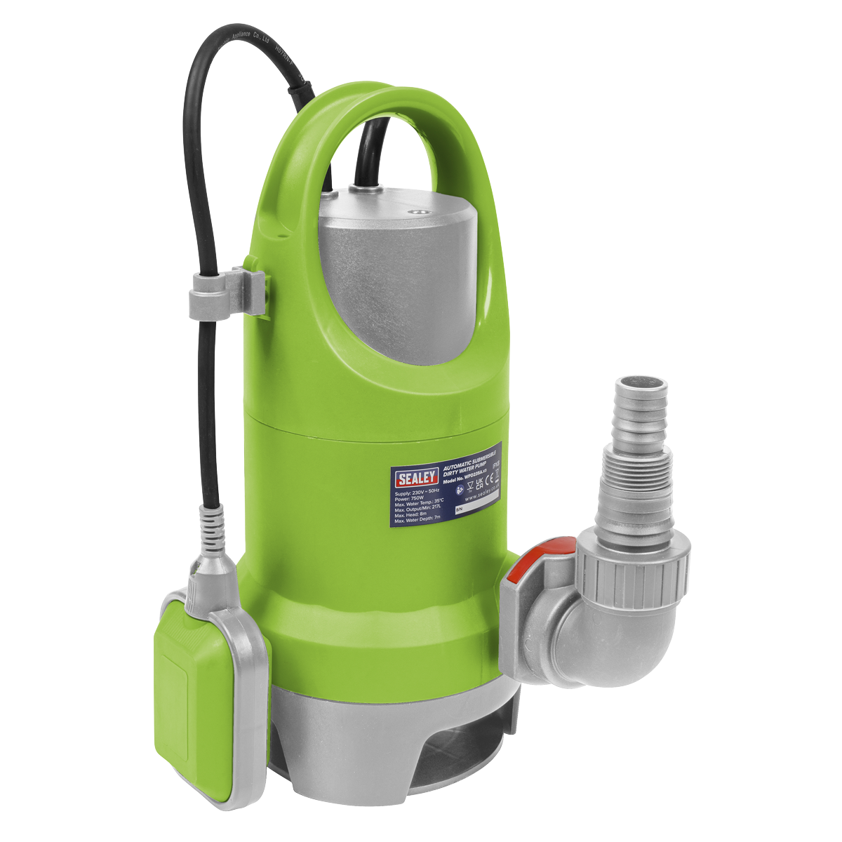 Automatic Submersible Dirty Water Pump 225L/min 230V WPD235A