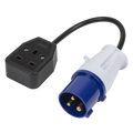 Trailing Socket & Cable Set 16A/13A WPS16131