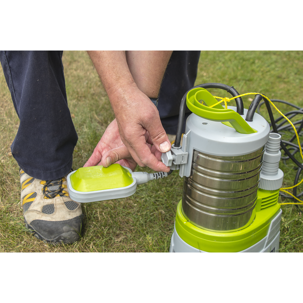 Automatic Submersible Dirty Water Pump Stainless Steel 225L/min 230V WPS225P