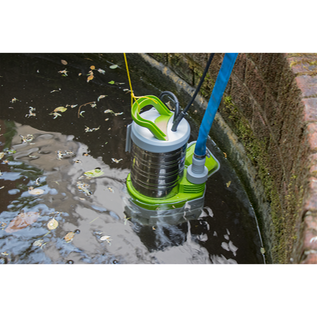 Automatic Submersible Dirty Water Pump Stainless Steel 225L/min 230V WPS225P