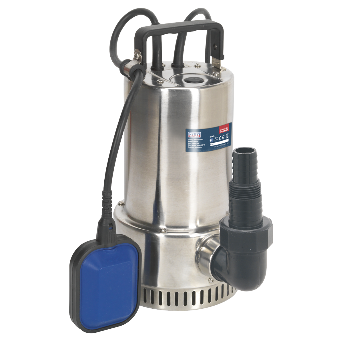 Automatic Submersible Water Pump Stainless Steel 250L/min 230V WPS250A