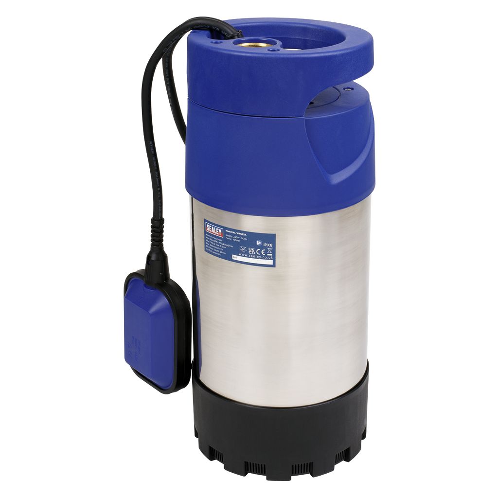 Automatic Submersible Water Pump Stainless Steel 92L/min 230V WPS92A