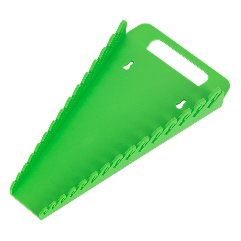 Spanner Rack Capacity 15 Spanners - Hi-Vis Green WR08HV