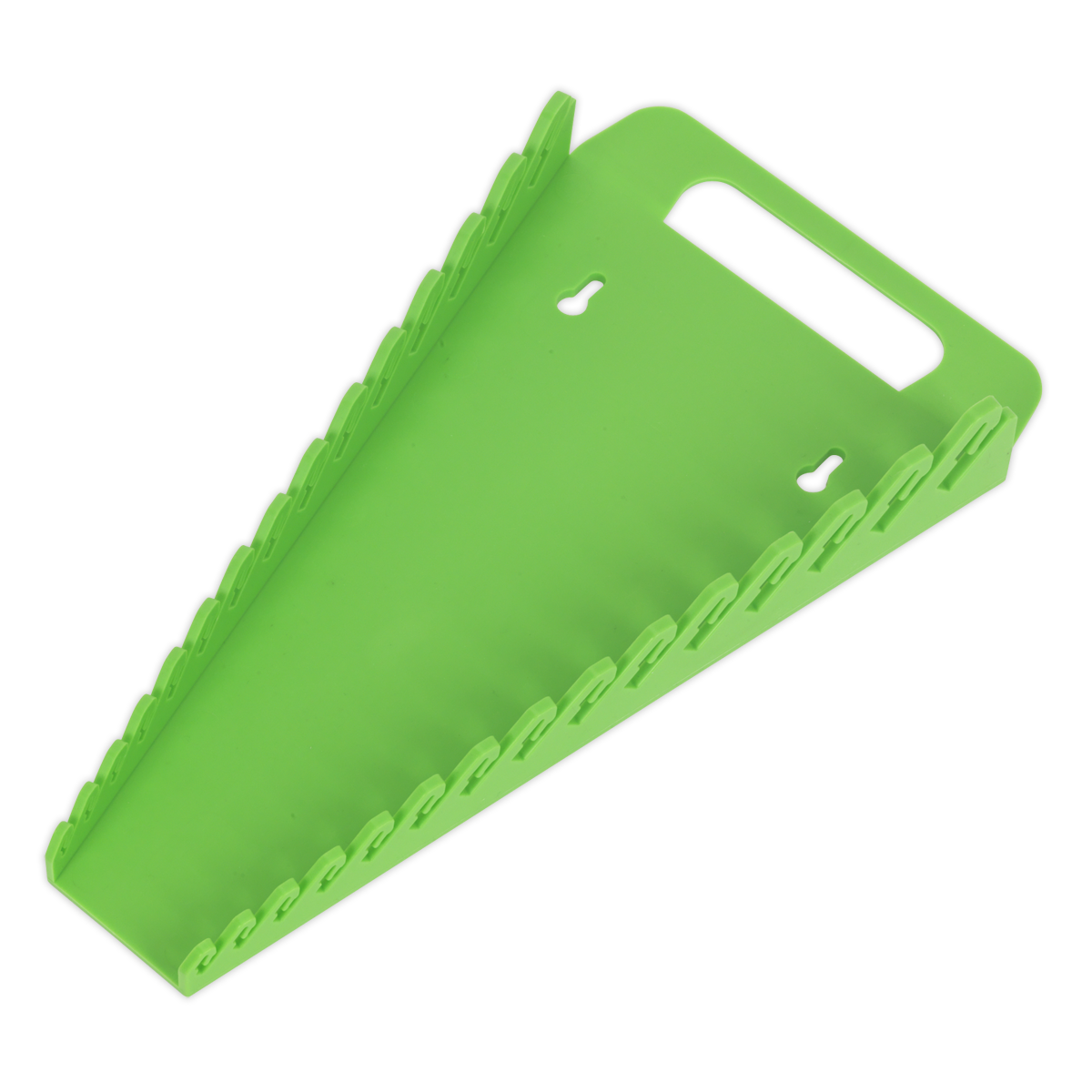 Spanner Rack Capacity 15 Spanners - Hi-Vis Green WR08HV