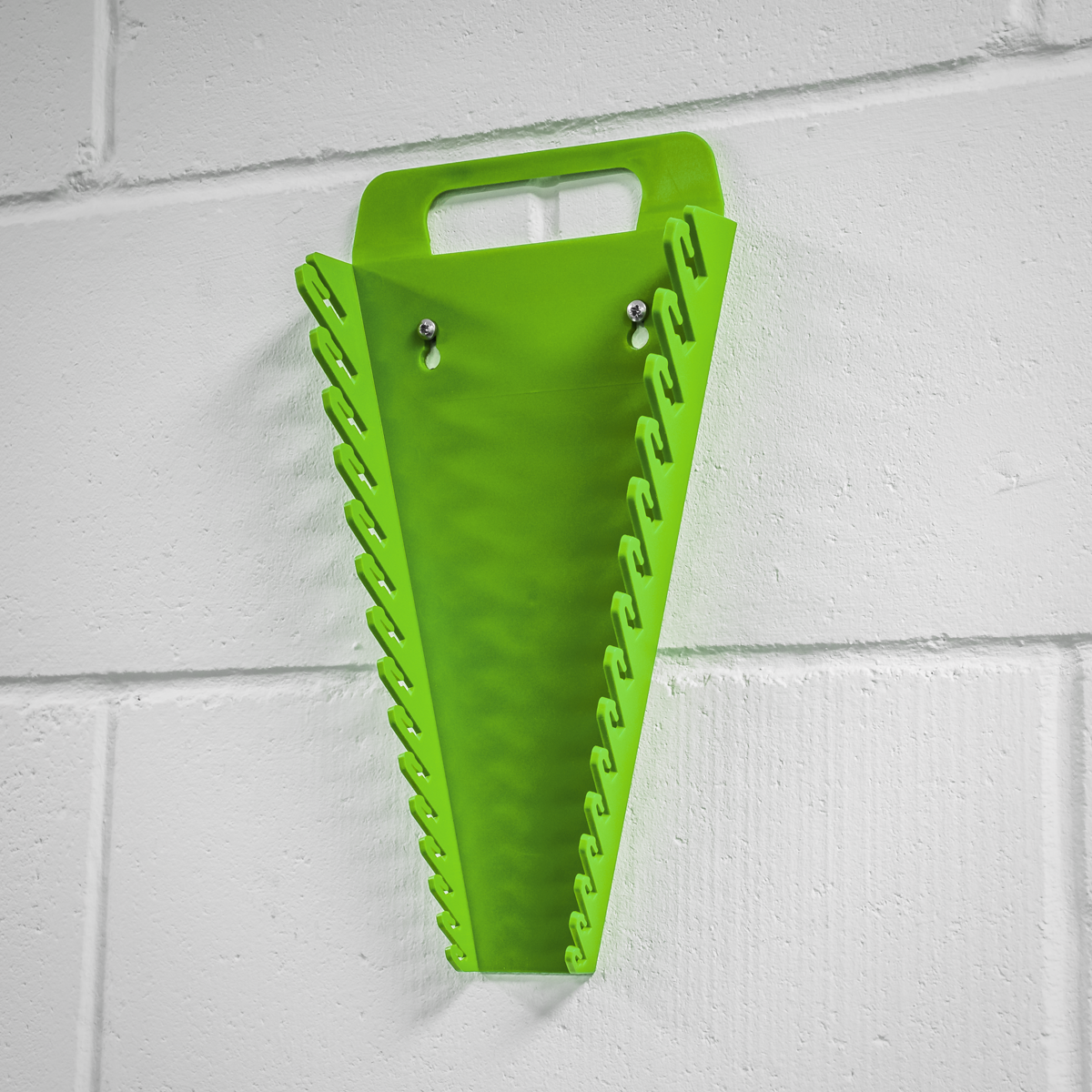 Spanner Rack Capacity 15 Spanners - Hi-Vis Green WR08HV