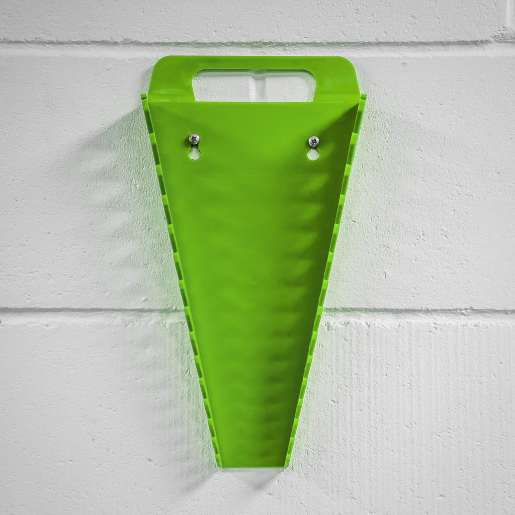 Spanner Rack Capacity 15 Spanners - Hi-Vis Green WR08HV