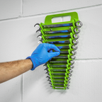 Spanner Rack Capacity 15 Spanners - Hi-Vis Green WR08HV