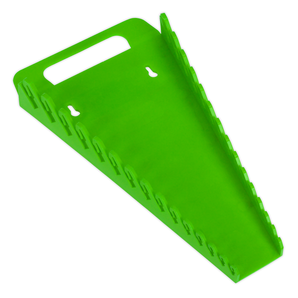 Spanner Rack Capacity 15 Spanners - Hi-Vis Green WR08HV