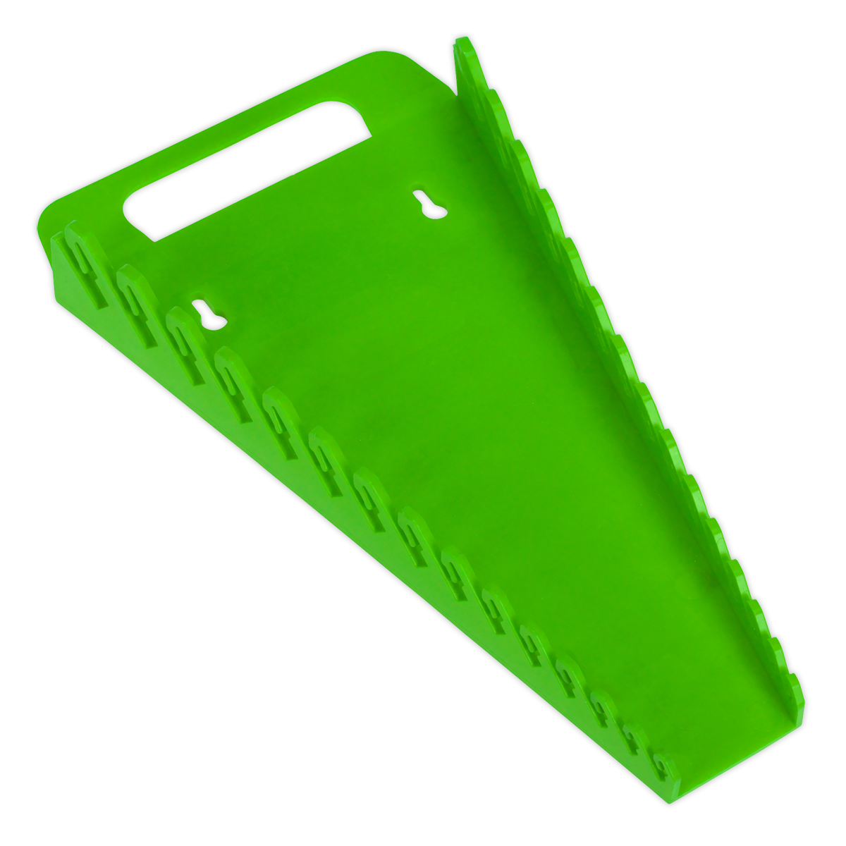 Spanner Rack Capacity 15 Spanners - Hi-Vis Green WR08HV