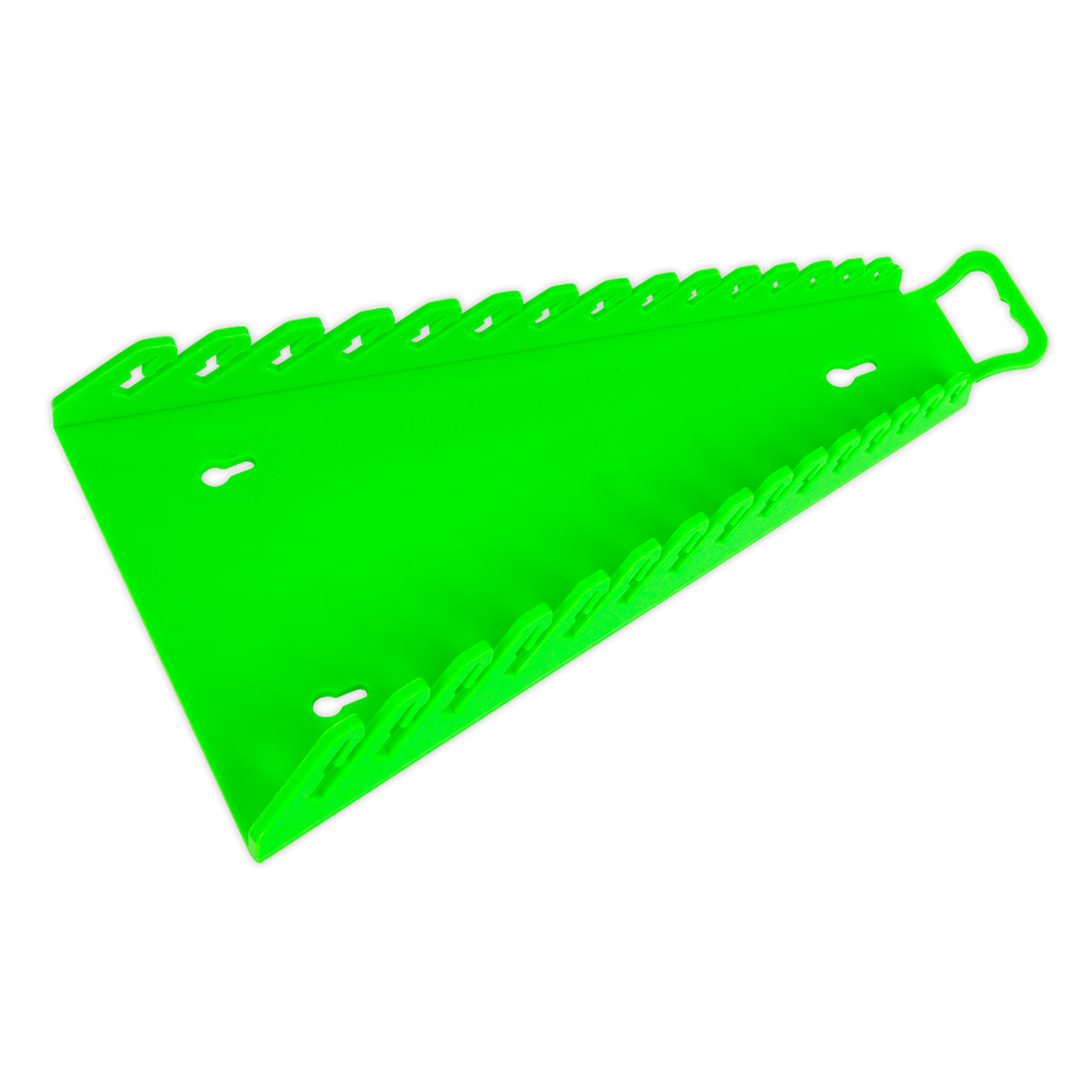 Reverse Spanner Rack Capacity 15 Spanners - Hi-Vis Green WR09HV