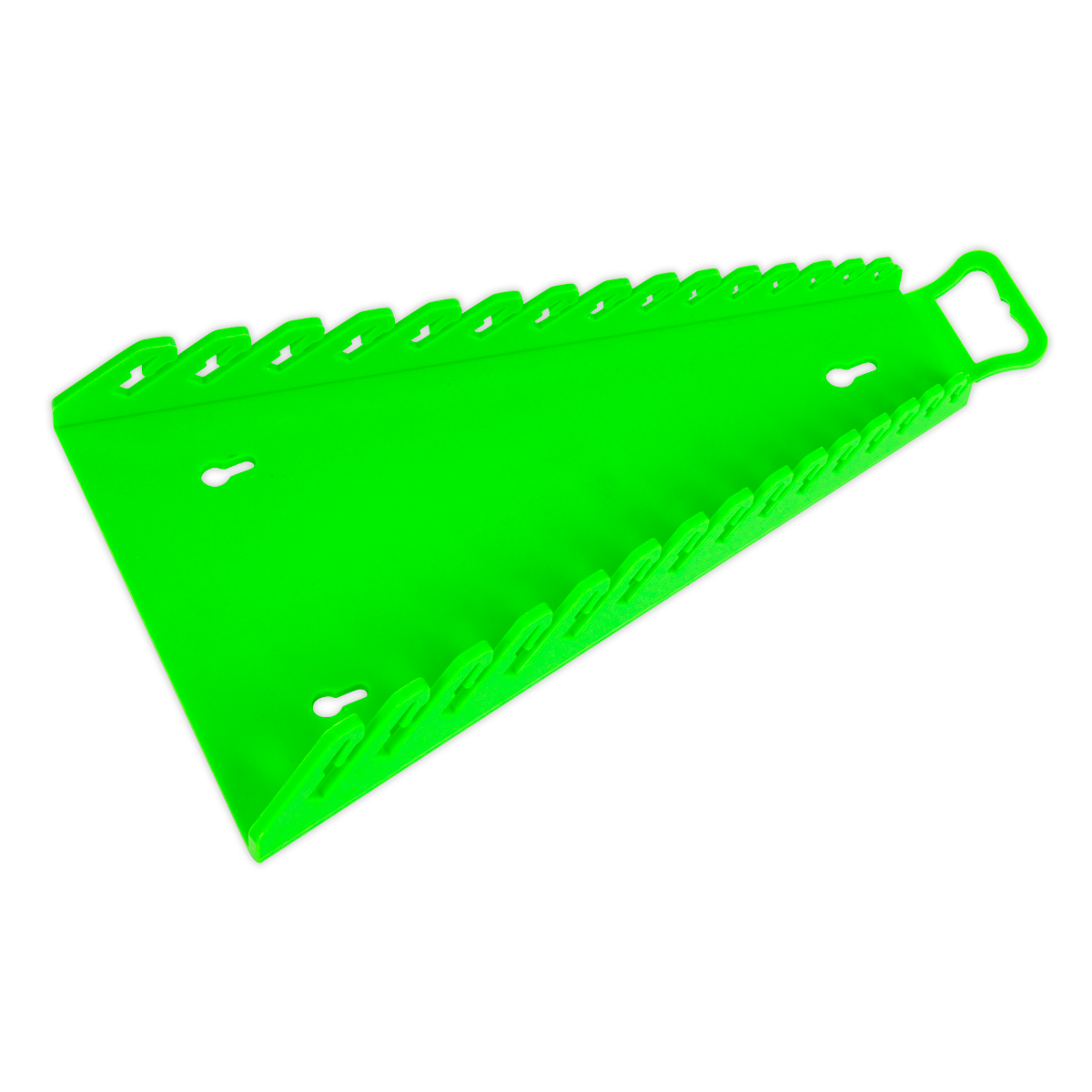Reverse Spanner Rack Capacity 15 Spanners - Hi-Vis Green WR09HV