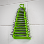 Reverse Spanner Rack Capacity 15 Spanners - Hi-Vis Green WR09HV