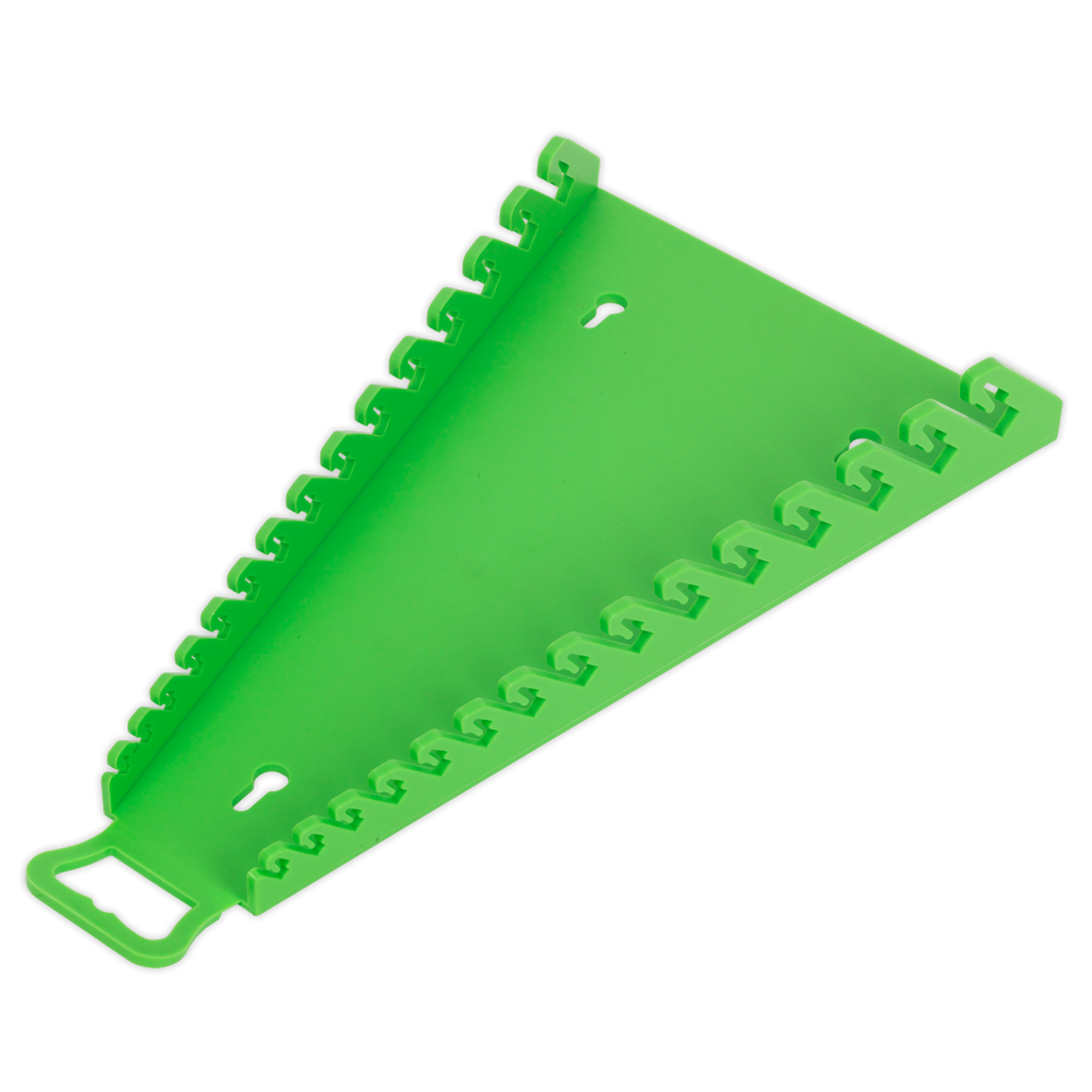 Reverse Spanner Rack Capacity 15 Spanners - Hi-Vis Green WR09HV