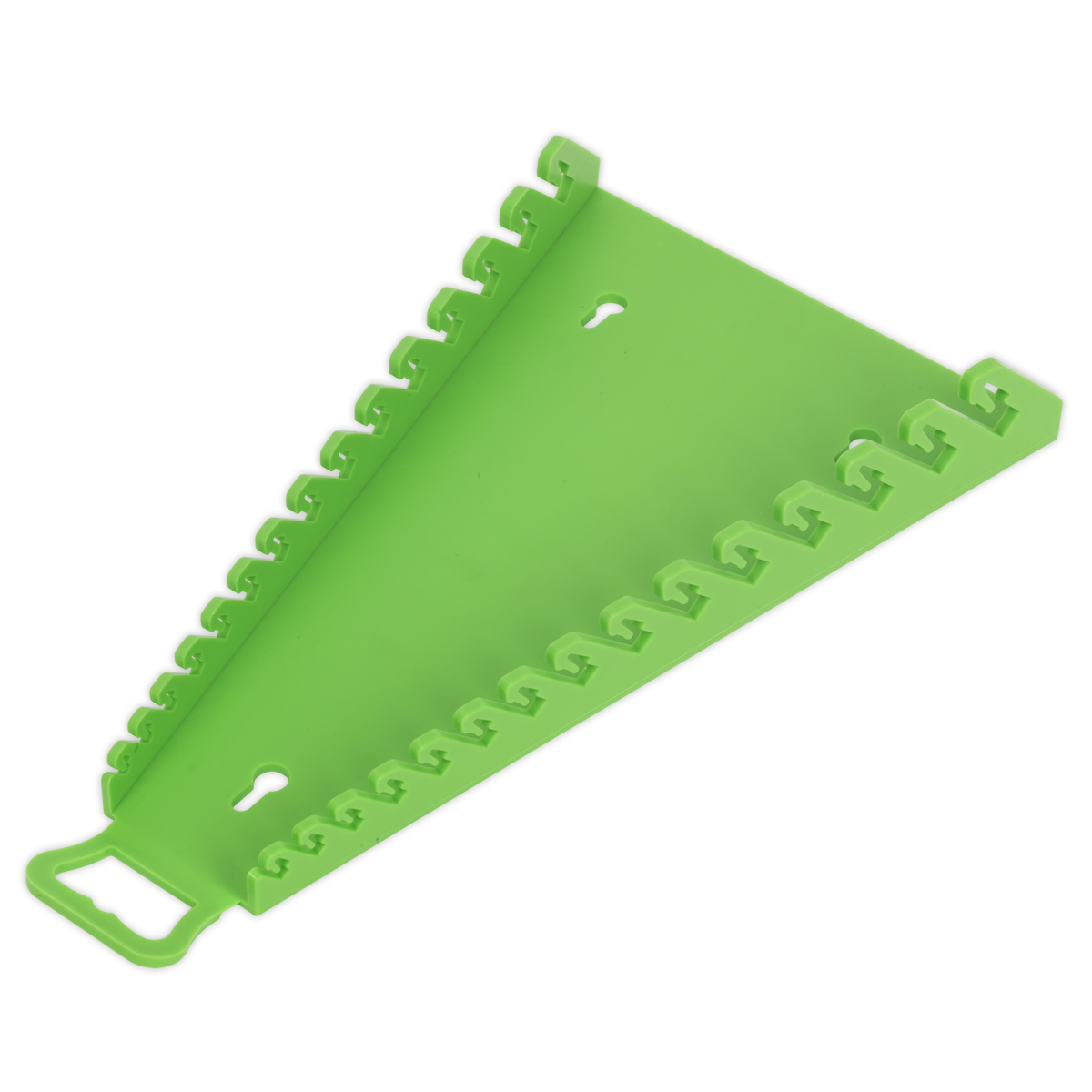 Reverse Spanner Rack Capacity 15 Spanners - Hi-Vis Green WR09HV