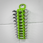 Spanner Rack Capacity 10 Stubby Spanners - Hi-Vis Green WR10HV