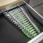 Reversible Spanner Rack 16pc - Hi-Vis Green WR11HV