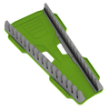 Reversible Spanner Rack 16pc - Hi-Vis Green WR11HV