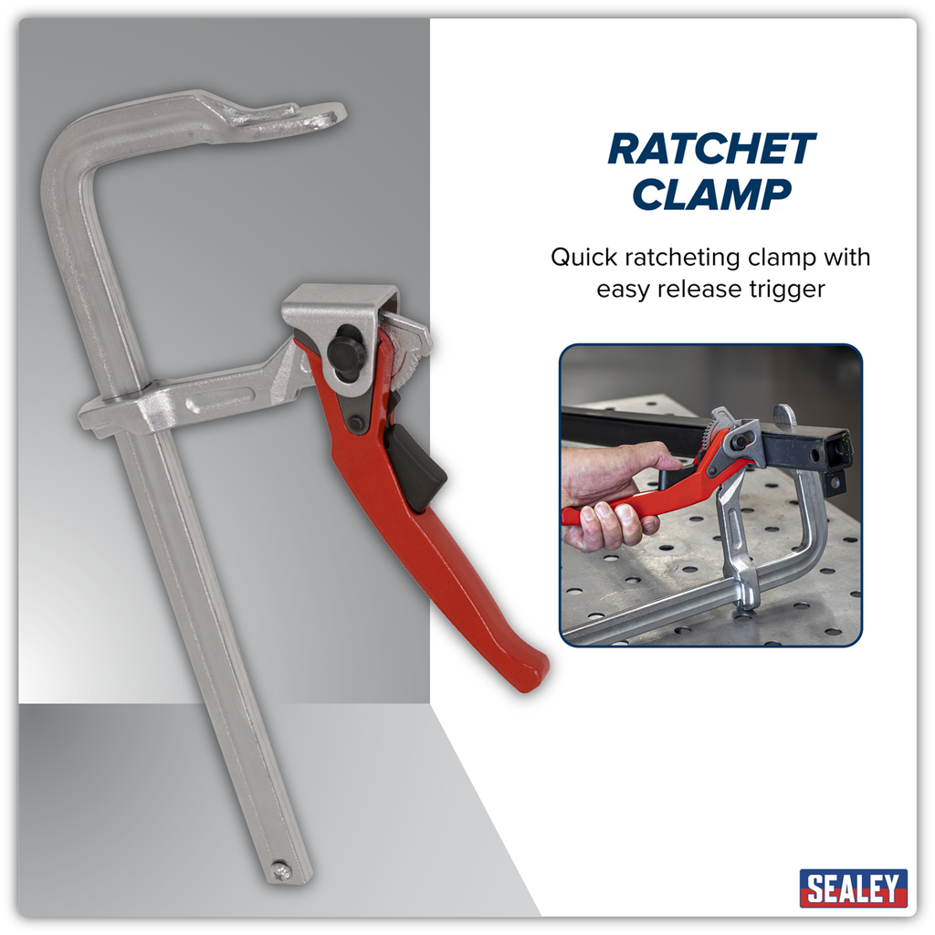 Welding Ratchet Clamp 300 x 120mm WRC300