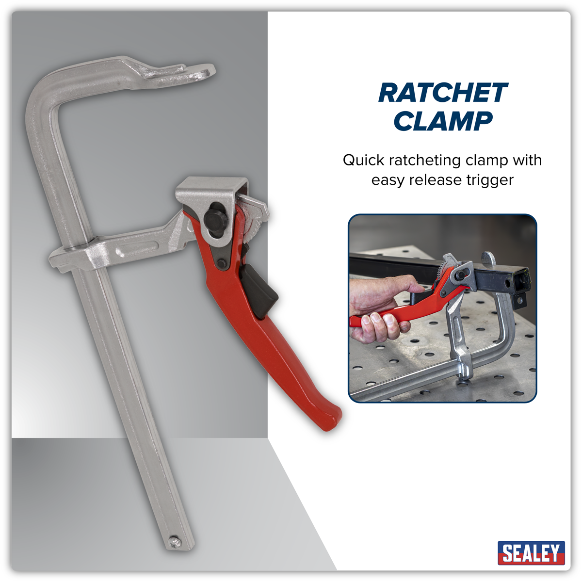 Welding Ratchet Clamp 300 x 120mm WRC300