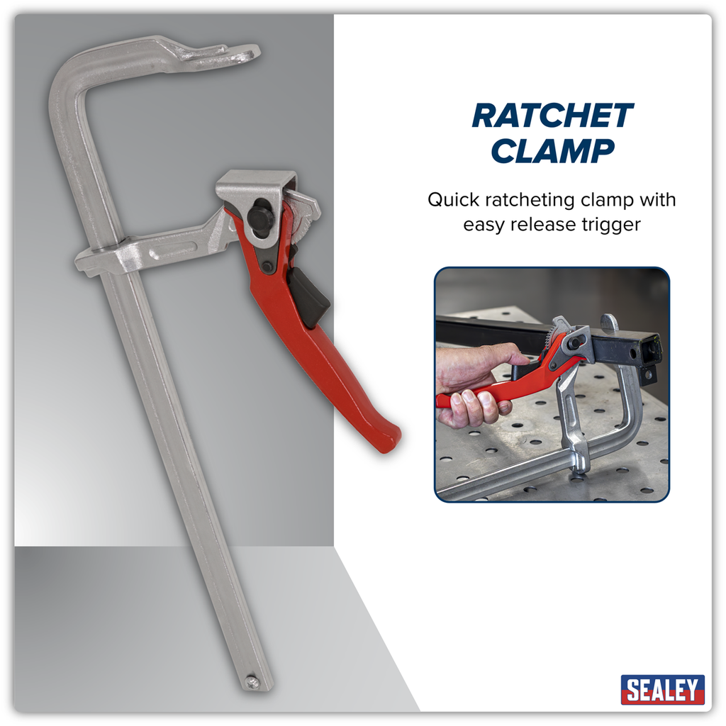 Welding Ratchet Clamp 400 x 120mm WRC400
