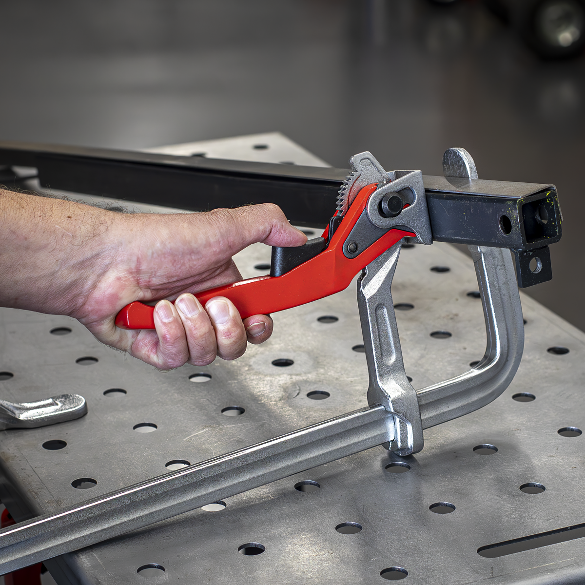 Welding Ratchet Clamp 600 x 120mm WRC600