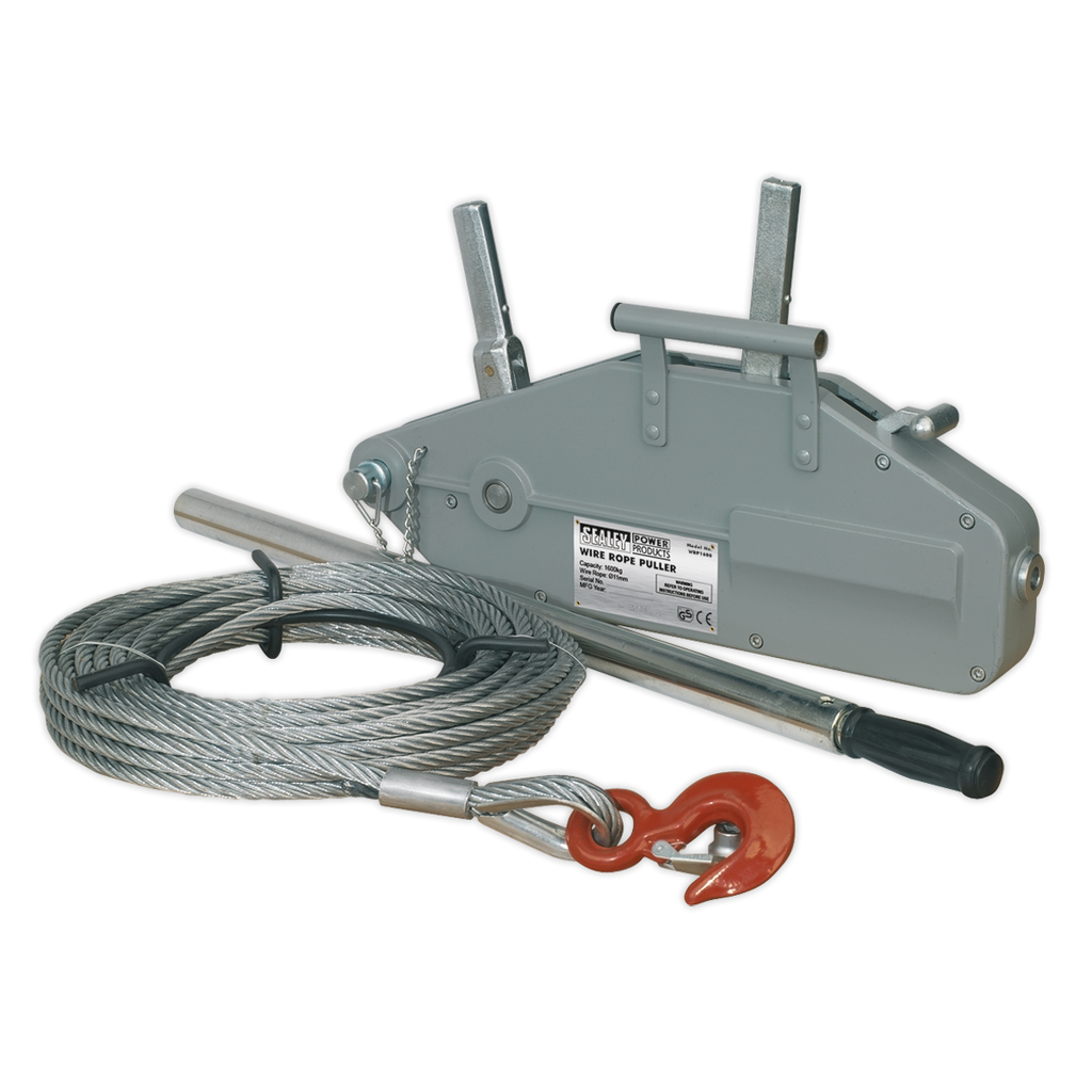 Wire Rope Puller 1600kg Max Line Force WRP1600