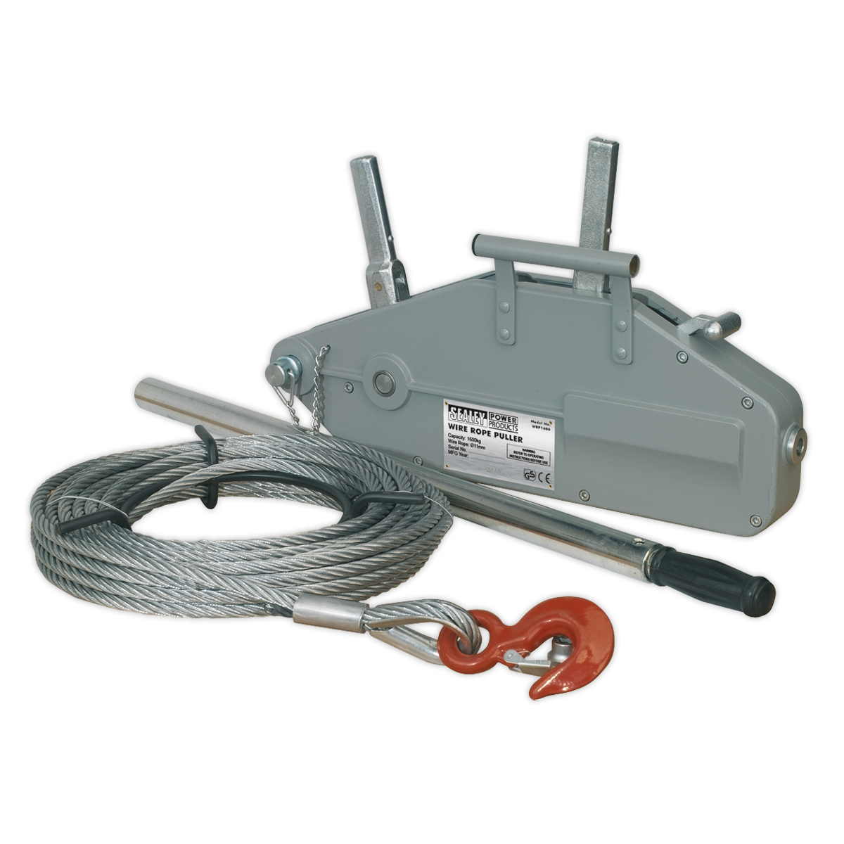 Wire Rope Puller 1600kg Max Line Force WRP1600