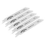Reciprocating Saw Blade 150mm 14tpi - Pack of 5 WRS3013/150