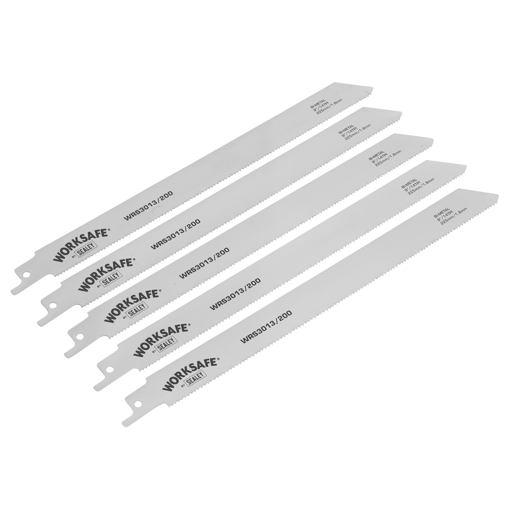 Reciprocating Saw Blade 225mm 14tpi - Pack of 5 WRS3013/200