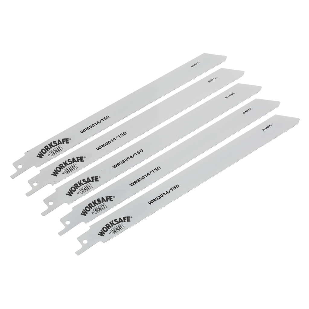 Reciprocating Saw Blade for Metal 150mm 18tpi - Pack of 5 WRS3014/150