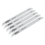 Reciprocating Saw Blade for Metal 225mm 18tpi - Pack of 5 WRS3014/200