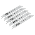 Reciprocating Saw Blade 150mm 10tpi - Pack of 5 WRS3018/150