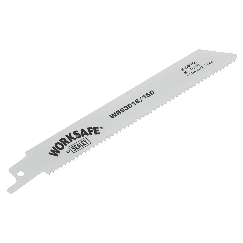 Reciprocating Saw Blade 150mm 10tpi - Pack of 5 WRS3018/150