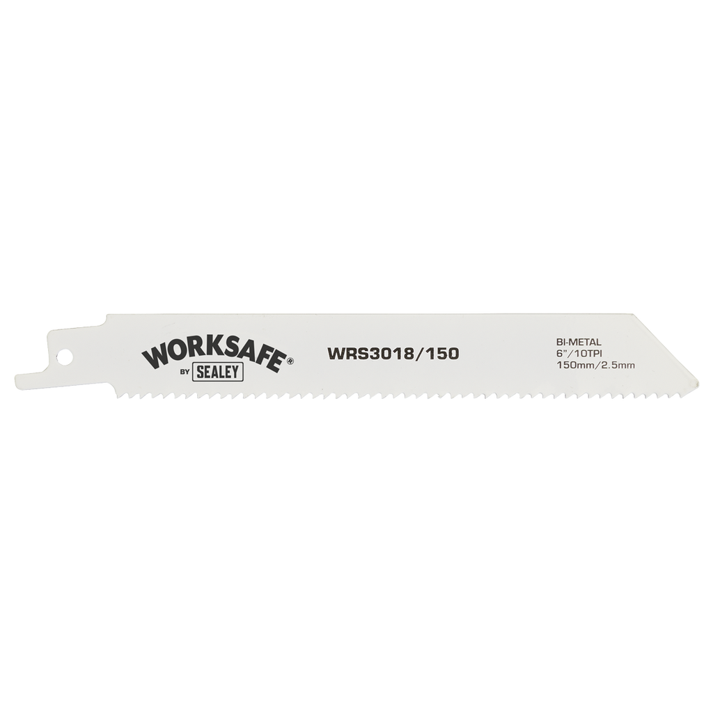 Reciprocating Saw Blade 150mm 10tpi - Pack of 5 WRS3018/150