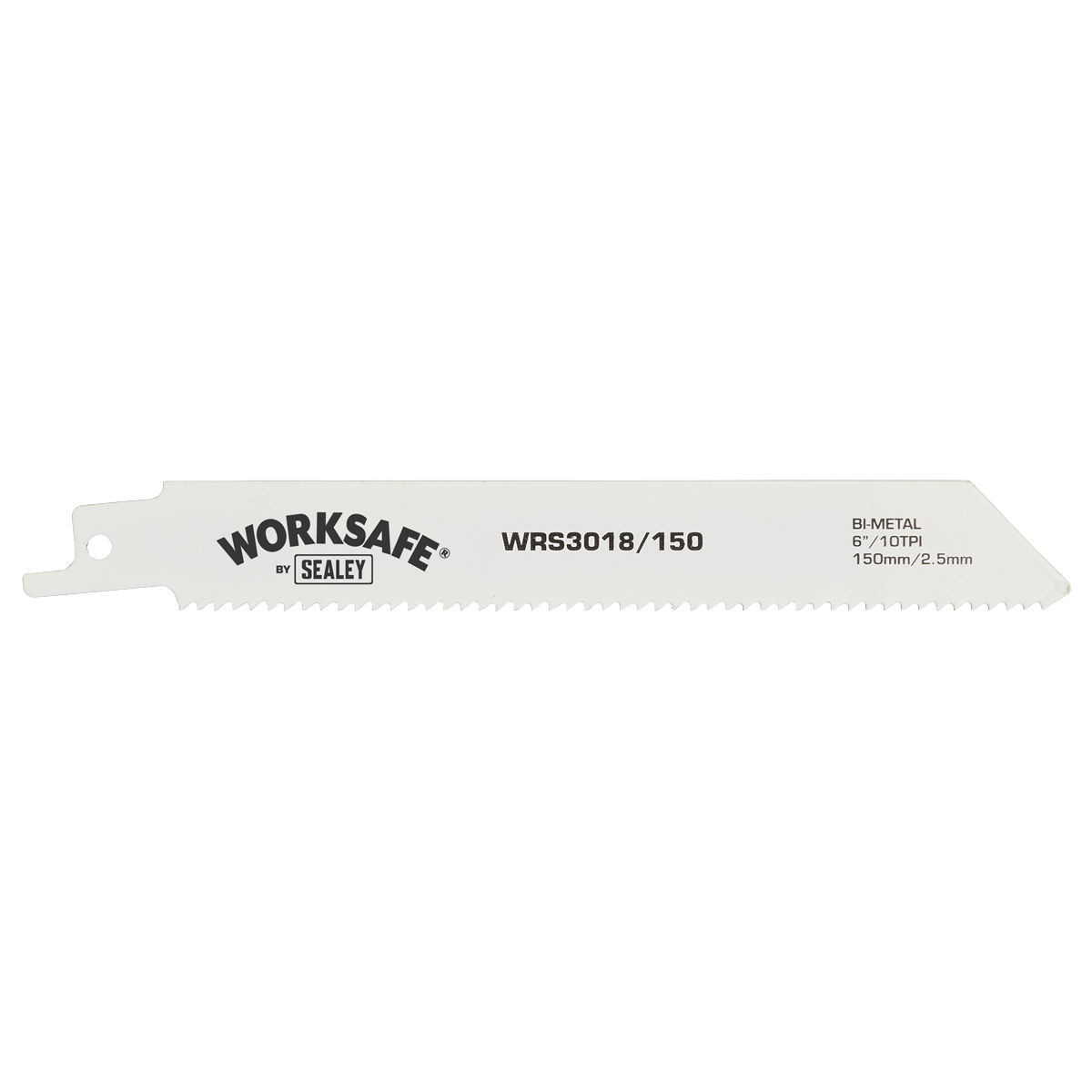 Reciprocating Saw Blade 150mm 10tpi - Pack of 5 WRS3018/150