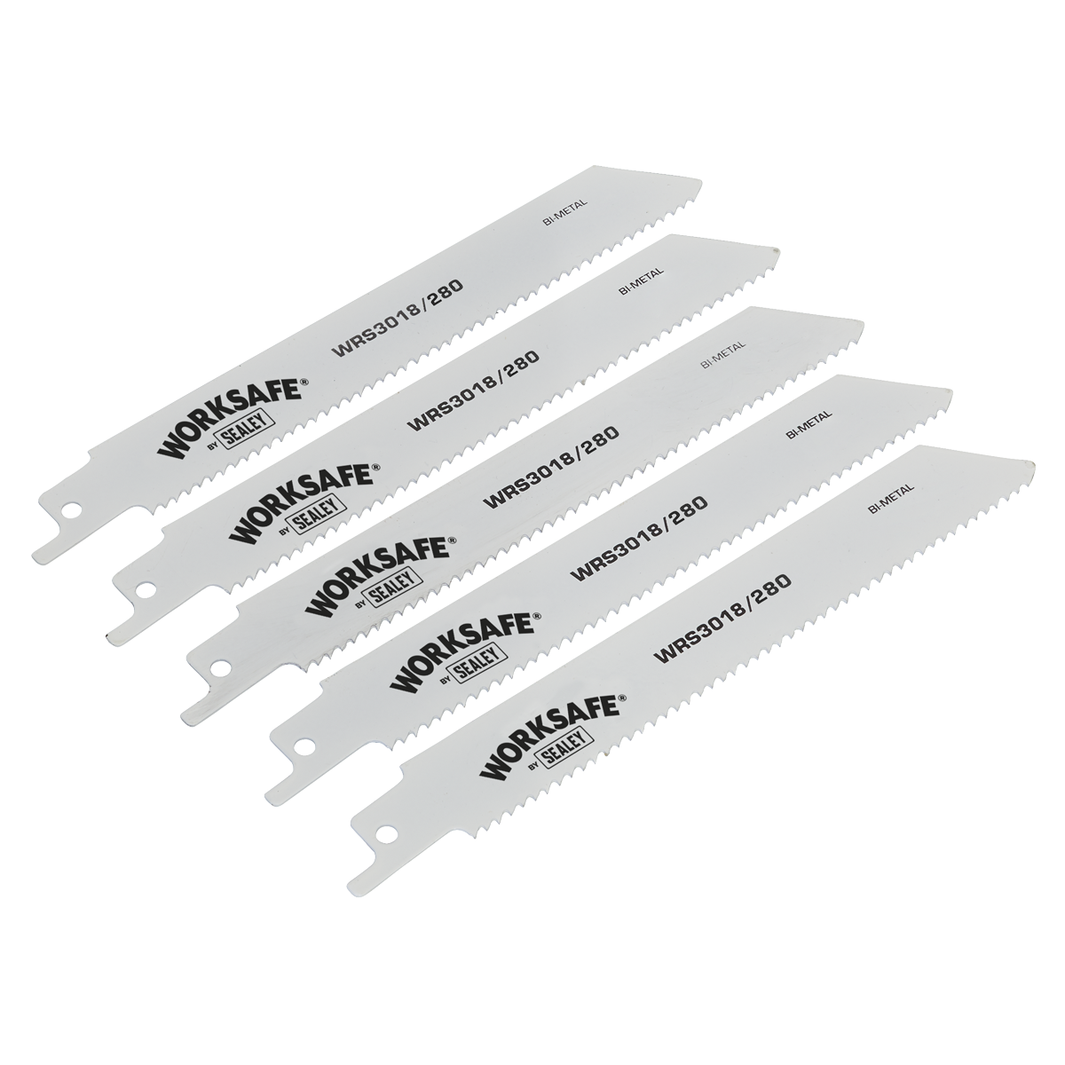 Reciprocating Saw Blade 280mm 10tpi - Pack of 5 WRS3018/280