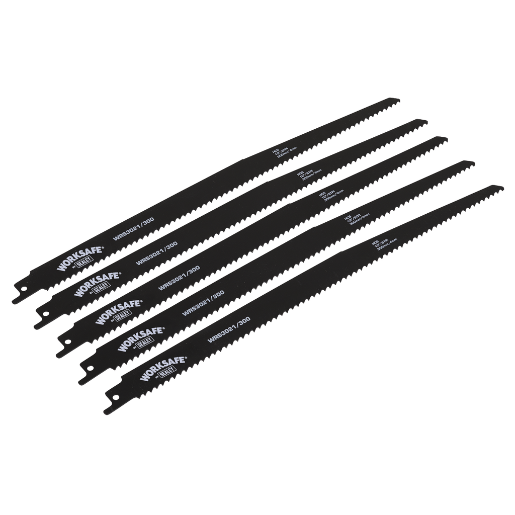 Reciprocating Saw Blade 300mm 6tpi - Pack of 5 WRS3021/300