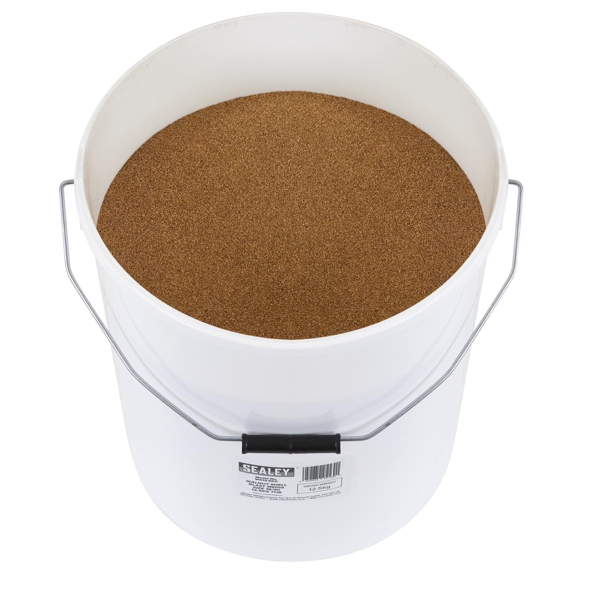 Walnut Shell Blast Media - Size 16/30 - 12.5kg Tub WS12.5KG