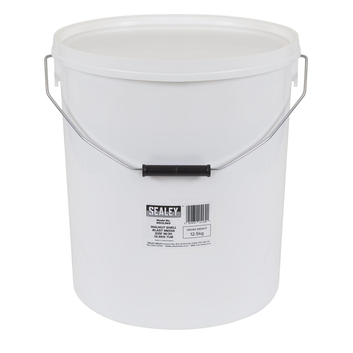 Walnut Shell Blast Media - Size 16/30 - 12.5kg Tub WS12.5KG