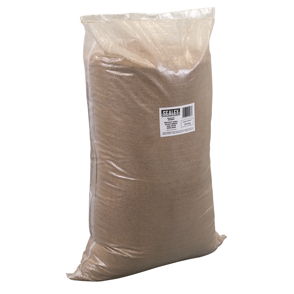 Walnut Shell Blast Media - Size 16/30 - 25kg Bag WS25KG