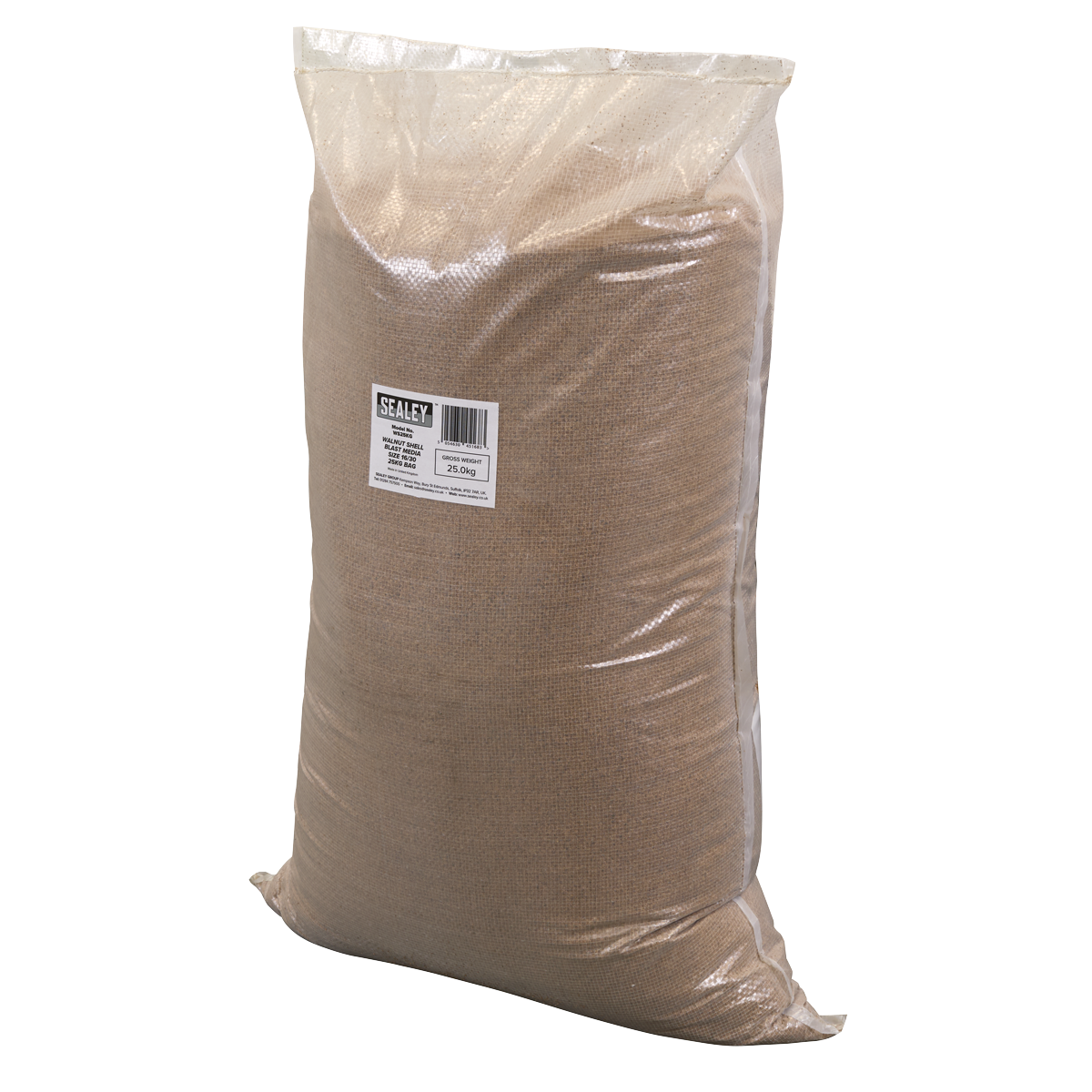 Walnut Shell Blast Media - Size 16/30 - 25kg Bag WS25KG