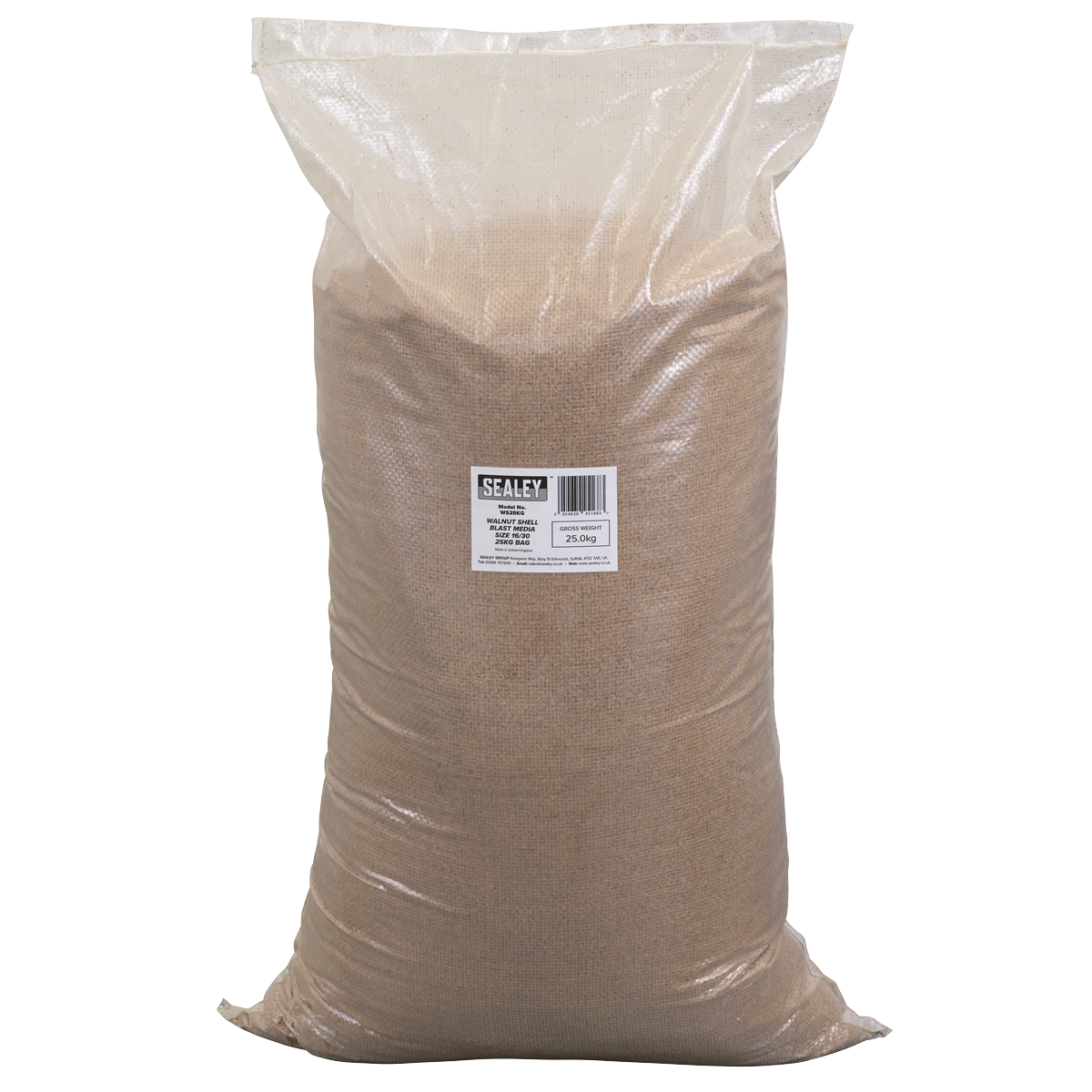 Walnut Shell Blast Media - Size 16/30 - 25kg Bag WS25KG