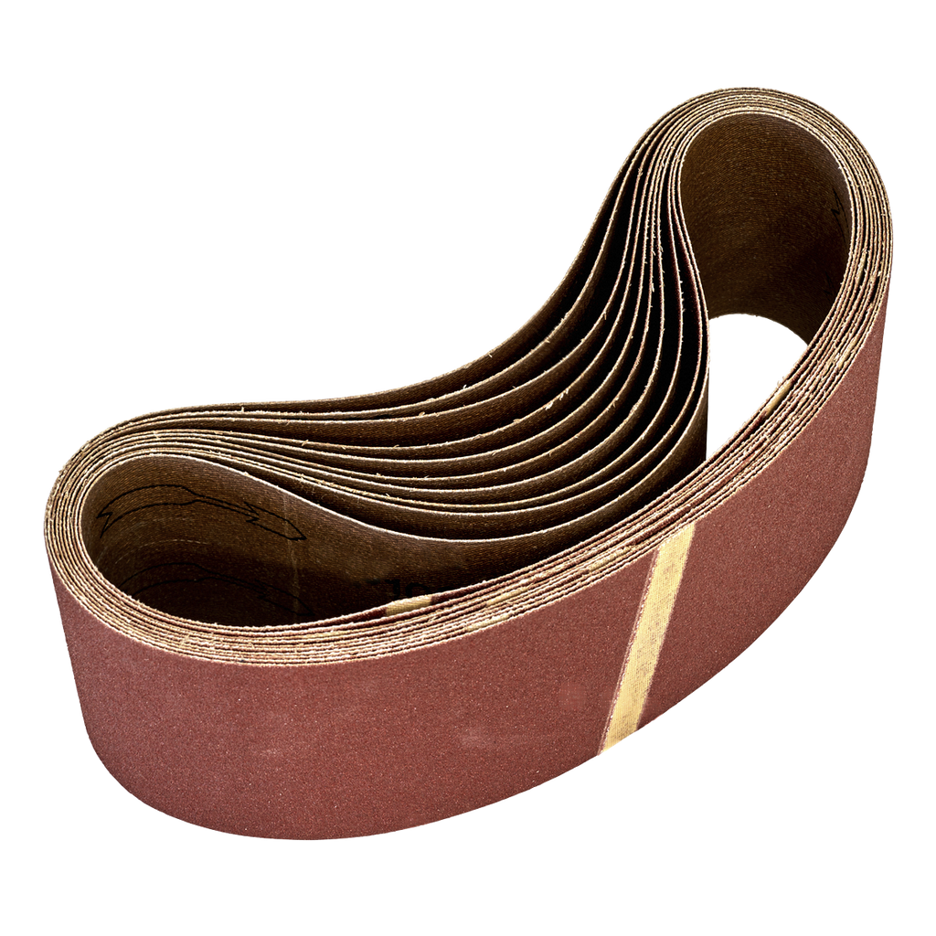 75 x 533mm Sanding Belt 80Grit - Pack of 10 WSB5380