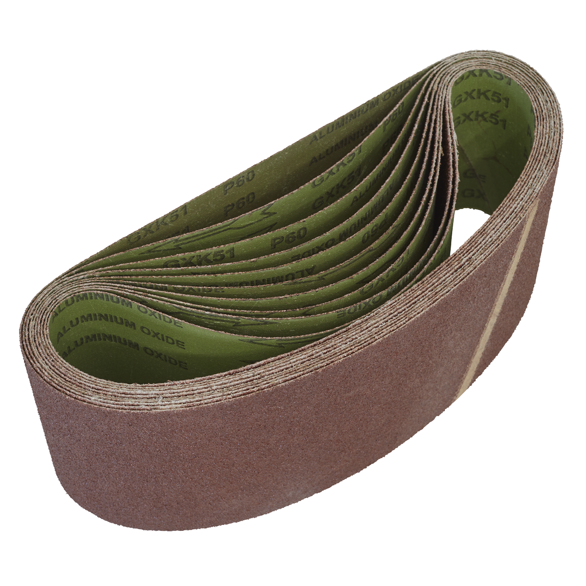 100 x 610mm Sanding Belt 60Grit - Pack of 10 WSB6160