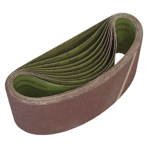100 x 610mm Sanding Belt 60Grit - Pack of 10 WSB6160