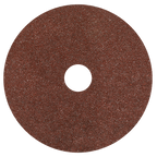 125mm Fibre Backed Sanding Disc 24Grit - Pack of 25 WSD524