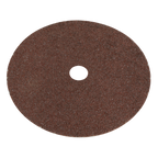 175mm Fibre Backed Sanding Disc 24Grit - Pack of 25 WSD724
