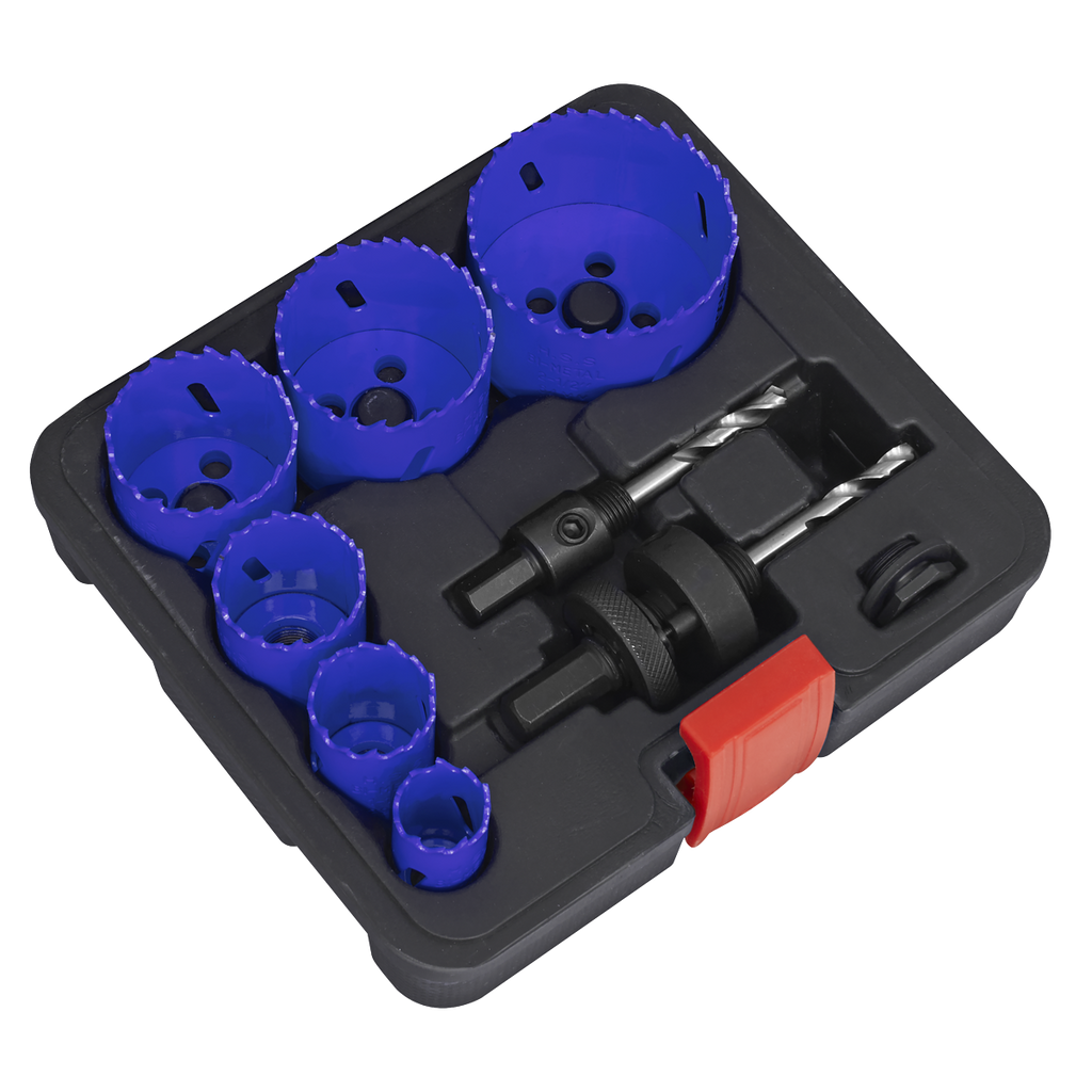 Electrician's Hole Saw Kit 9pc WSEHSK
