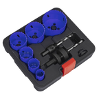 Electrician's Hole Saw Kit 9pc WSEHSK
