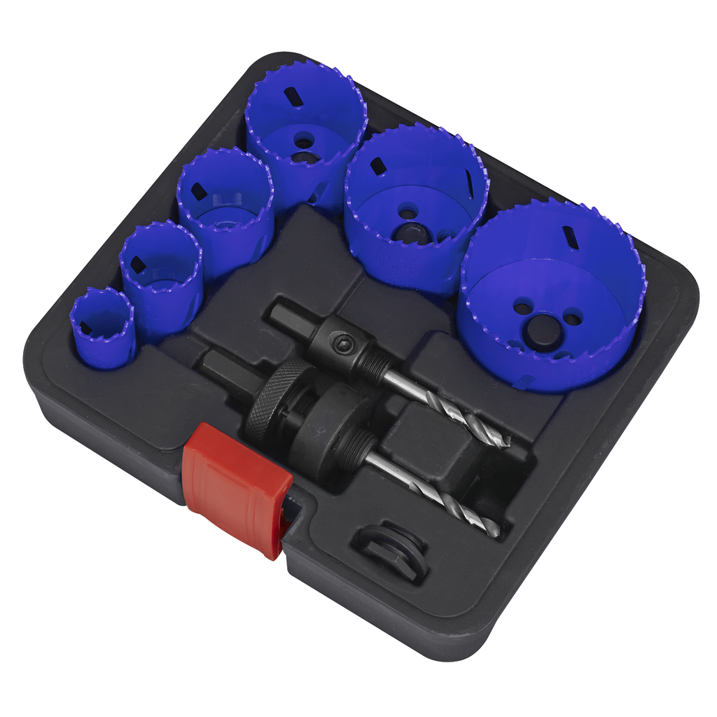 Electrician's Hole Saw Kit 9pc WSEHSK